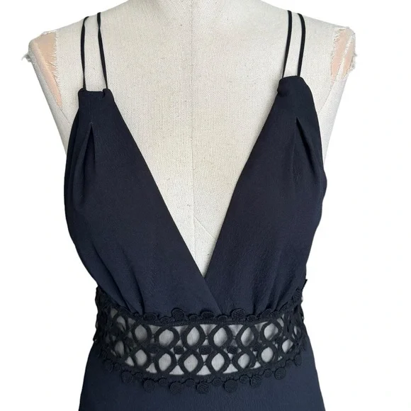 NWT Silvia Tcherassi Annabella Guipure Lace Dress in Black XS - Picture 5 of 16